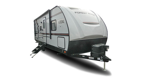 Lightweight RV Types include small RVs like the Vibe Extreme.